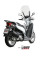 Глушник мотоцикловий Slip-On (Mover) MIVV для Honda SH 300 (07-20) чорний