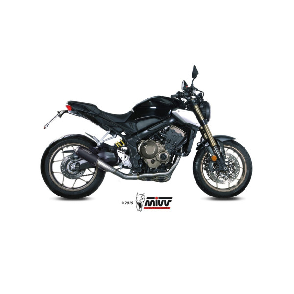 Повний вихлопний колектор (MK3) MIVV для Honda CB 650 R / CBR 650 R (19-) чорний