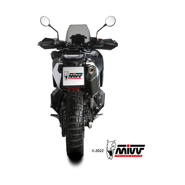 Глушник мотоцикловий Slip-On Line (Speed Edge) MIVV для Husqvarna Norden 901 (22-) чорний