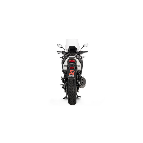 Глушник мотоцикловий Slip-On Line Титан + Вуглецеве волокно Akrapovič для Honda NT 1100 (22-)