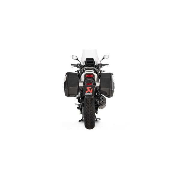 Глушник мотоцикловий Slip-On Line Титан + Вуглецеве волокно Akrapovič для Honda NT 1100 (22-)
