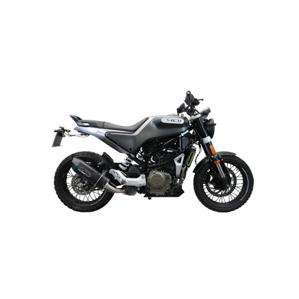 Глушник G.P.R Furore Evo4 Nero Slip-On, Чорний Алюміній - Husqvarna Vitpilen 401 21-22 e5