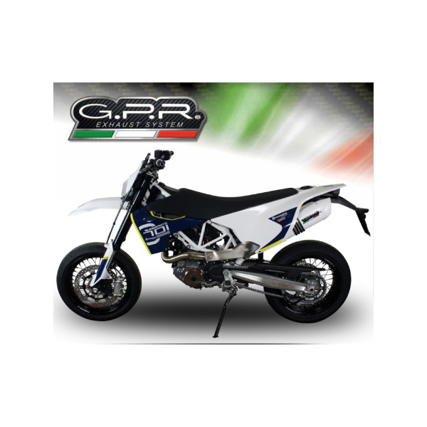 Глушник G.P.R Albus Ceramic Slip-On, Aluminium - Husqvarna Enduro 701 15-16 e3