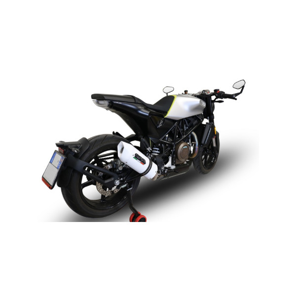 Глушник G.P.R Albus Evo4 Slip-On, Алюміній - Husqvarna Svartpilen 701 18-20 e4