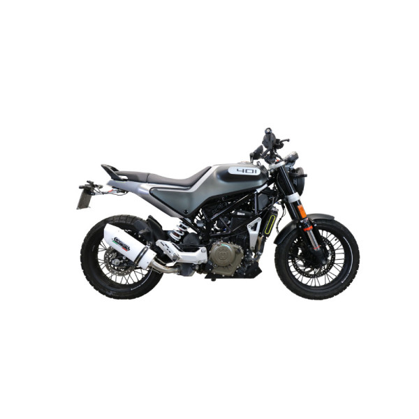Глушник G.P.R Albus Evo4 Slip-On, Алюміній - Husqvarna Svartpilen 401 20 e4