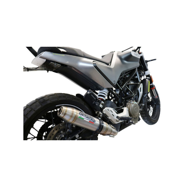 Глушник G.P.R Deeptone Inox Slip-on, Нержавіюча сталь - Husqvarna Vitpilen 401 21-22 e5
