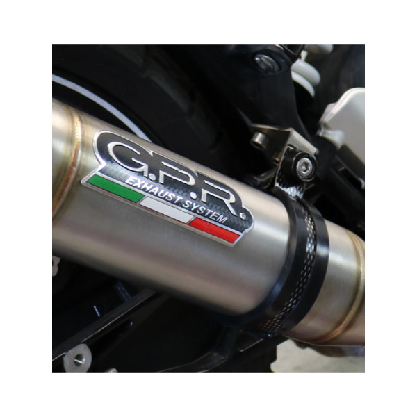 Глушник G.P.R Deeptone Inox Slip-on, Нержавіюча сталь - Husqvarna Vitpilen 401 21-22 e5