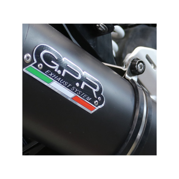 Глушник G.P.R Furore Evo4 Nero Slip-On, Чорний Алюміній - Husqvarna Vitpilen 401 20 e4