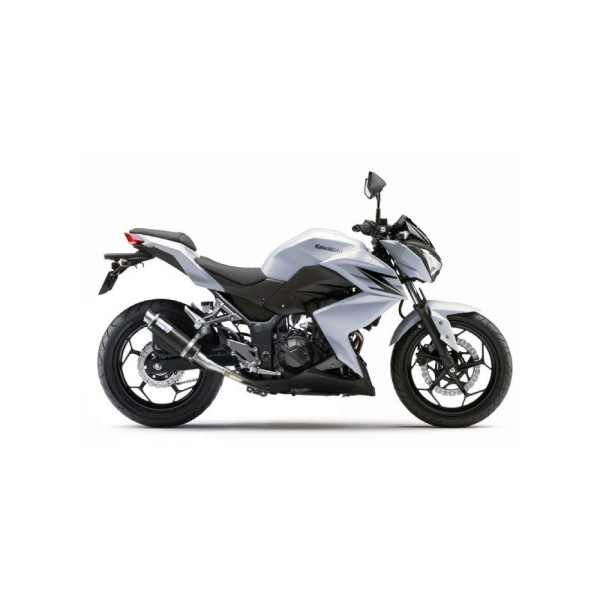 Глушник мотоцикловий LeoVince GP Corsa Slip-On, Carbon для Kawasaki Ninja 250 R 13-16, Ninja 300 R / ABS 13-16, Z 250 15-16 Z 300 / ABS 15-16