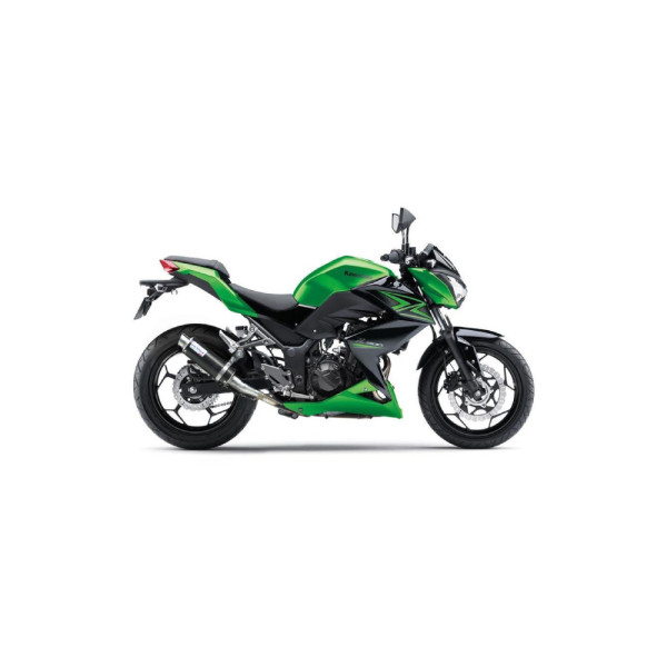 Глушник мотоцикловий LeoVince GP Corsa Slip-On, Carbon для Kawasaki Ninja 250 R 13-16, Ninja 300 R / ABS 13-16, Z 250 15-16 Z 300 / ABS 15-16