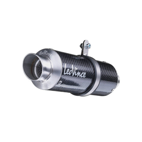Глушник мотоцикловий LeoVince GP Corsa Slip-On, Carbon для Kawasaki Ninja 250 R 13-16, Ninja 300 R / ABS 13-16, Z 250 15-16 Z 300 / ABS 15-16