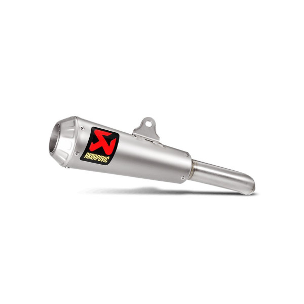 Глушник мотоцикловий Akrapović для Kawasaki Ninja 125 / Z125 19-, Ninja 250 SL / Z250 SL 15-17 Slip-On Line, Titanium