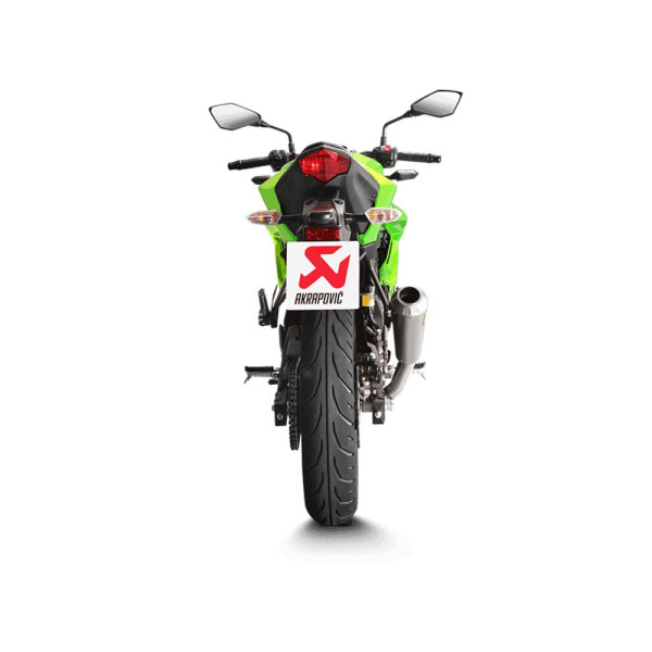 Глушник мотоцикловий Akrapović для Kawasaki Ninja 125 / Z125 19-, Ninja 250 SL / Z250 SL 15-17 Slip-On Line, Titanium