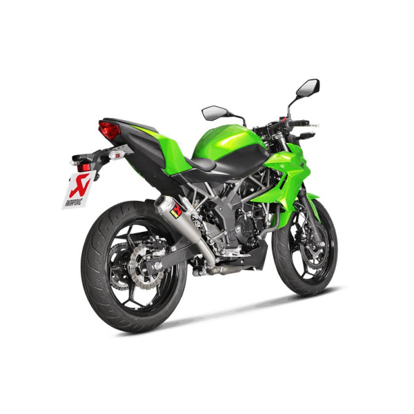 Глушник мотоцикловий Akrapović для Kawasaki Ninja 125 / Z125 19-, Ninja 250 SL / Z250 SL 15-17 Slip-On Line, Titanium