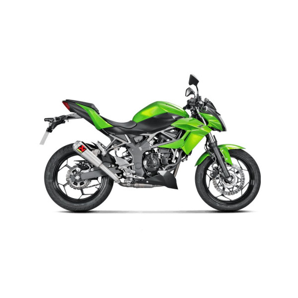 Глушник мотоцикловий Akrapović для Kawasaki Ninja 125 / Z125 19-, Ninja 250 SL / Z250 SL 15-17 Slip-On Line, Titanium