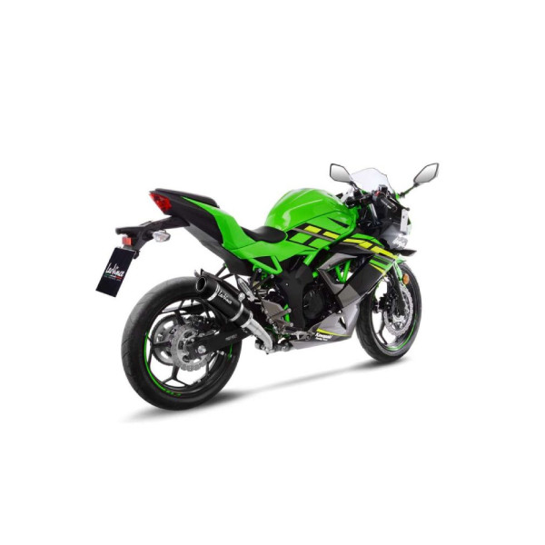 Глушник мотоцикловий LeoVince GP Corsa Evo Kawasaki Z 125/ Ninja 125 (19-) вуглецеве волокно