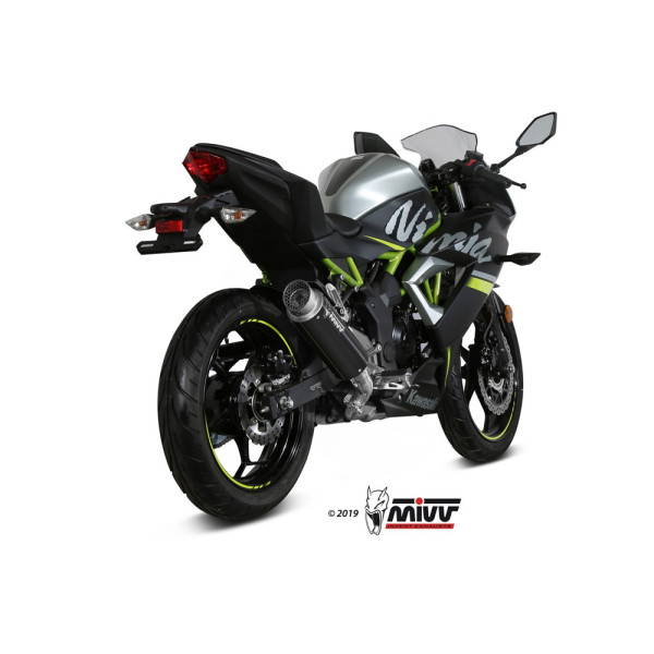 Глушник мотоцикловий Slip-On (GP Pro) MIVV для Kawasaki Ninja 125 / Z125 (19-) чорний