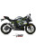 Глушник мотоцикловий Slip-On Line (MK3) MIVV для Kawasaki Ninja 125 / Z125 (19-) срібний