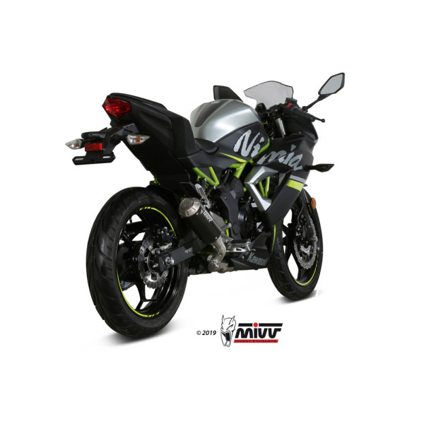 Глушник мотоцикловий Slip-On Line (MK3) MIVV для Kawasaki Ninja 125 / Z125 (19-) чорний