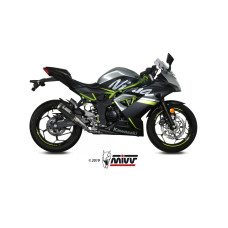 Глушник мотоцикловий Slip-On Line (MK3) MIVV для Kawasaki Ninja 125 / Z125 (19-) карбон