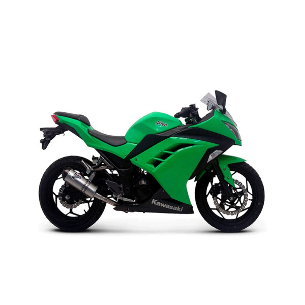 Глушник Termignoni Slip-On нержавіюча сталь, вуглецеве волокно для Kawasaki Ninja 300R (12-15)