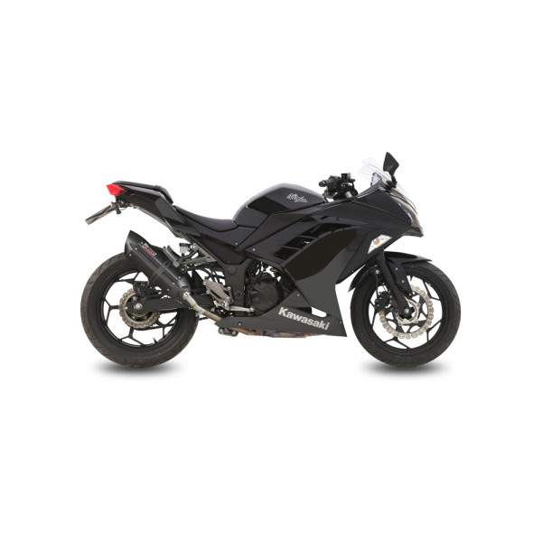 Глушник мотоцикловий Slip-On Line (Suono) MIVV для Kawasaki Ninja 300 (13-16) / Z300 (15-16) чорний