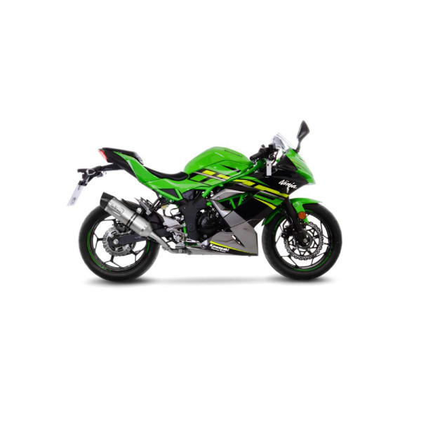 Глушник мотоцикловий LeoVince LV One Evo Slip-On, Нержавіюча сталь для Kawasaki Ninja 125 / Z 125 (19-)