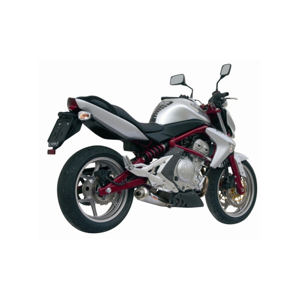 Глушник мотоцикловий Slip-On (X-Cone) MIVV для Kawasaki ER-6N / 6F (05-11) / Versys 650 (06-14) срібний