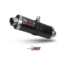Глушник мотоцикловий Slip-On Line (Oval) MIVV для Kawasaki ER 6n / f (05-11) / Versys 650 (06-14) carbon