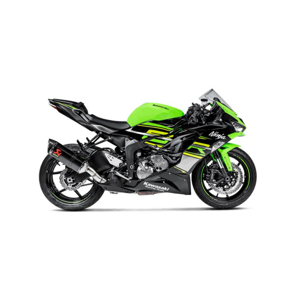 Глушник мотоцикловий Akrapović Kawasaki Ninja ZX-6R 636 (13-20)/ Ninja ZX-6R (09-24) Slip-On Line, Carbon