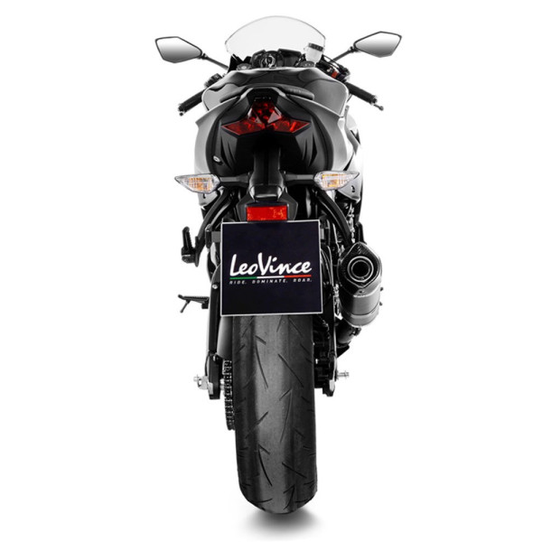Глушник мотоцикловий LeoVince LV One Evo Slip-On, Carbon для Kawasaki ZX-6R Ninja 19-20