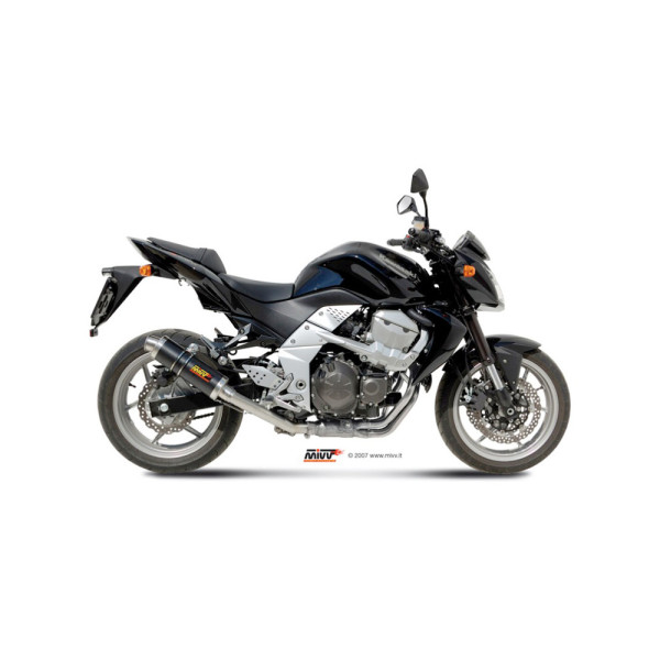 Глушник мотоцикловий Slip-On Line (GP) MIVV для Kawasaki Z750 (07-14) карбон