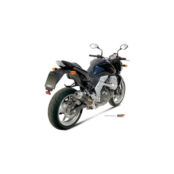 Глушник мотоцикловий Slip-On Line (GP) MIVV для Kawasaki Z750 (07-14) карбон