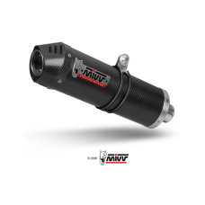 Глушник мотоцикловий Slip-On Line (Oval) MIVV для Kawasaki Z 750 (07-14) carbon