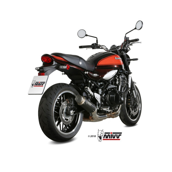 Глушник мотоцикловий Slip-On (GP Pro) MIVV для Kawasaki Z 900 RS (18-) чорний