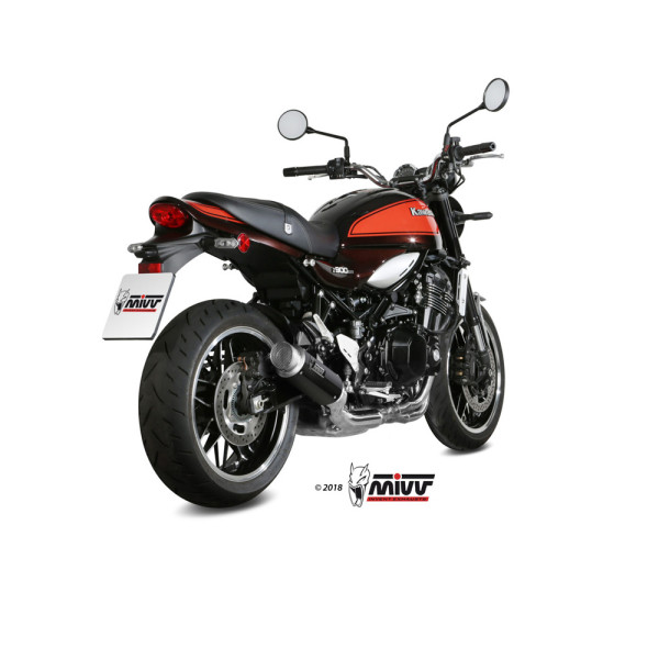 Вихлопна система Slip-On (GP Pro) MIVV для Kawasaki Z 900 RS (18-) carbon