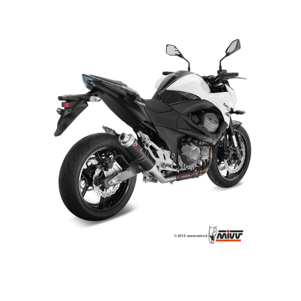 Глушник мотоцикловий Slip-On Line (GP) MIVV для Kawasaki Z800 E (13-16) carbon