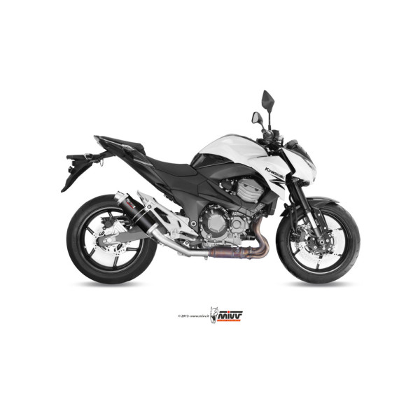 Глушник мотоцикловий Slip-On Line (GP) MIVV для Kawasaki Z800 E (13-16) carbon