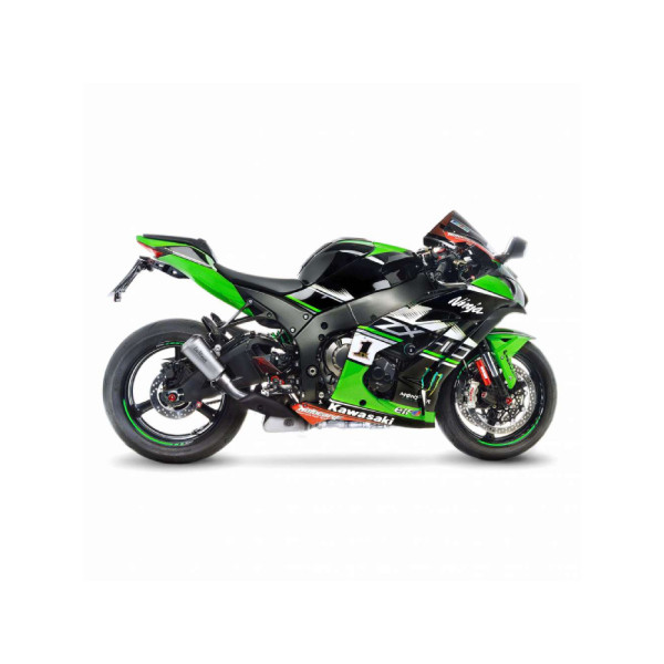Глушник мотоцикловий LeoVince LV-10 Slip-On, Titanium для Kawasaki ZX-10R Ninja 16- / ZX-10RR Ninja 17-