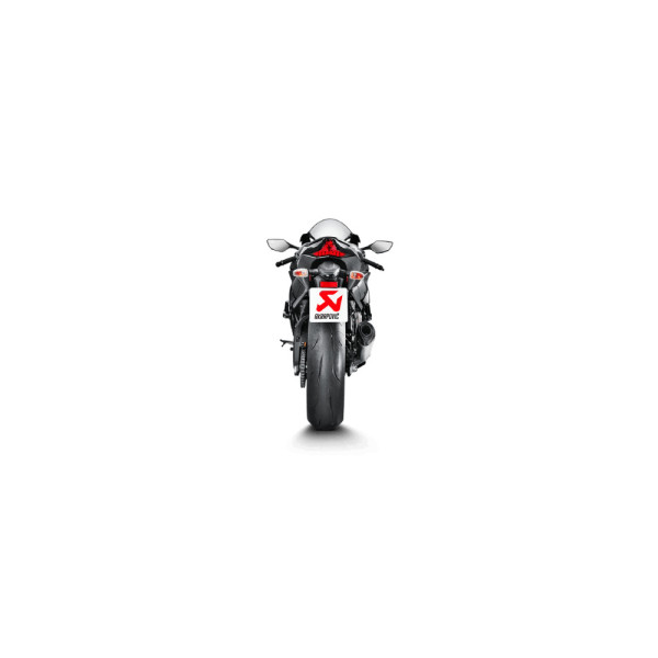 Випускний глушник Akrapović для Kawasaki Ninja ZX-10R 16-20, Ninja ZX-10R SE 18-20, Ninja ZX-10RR 17-20 Slip-On Line, Титан + Вуглецеве волокно