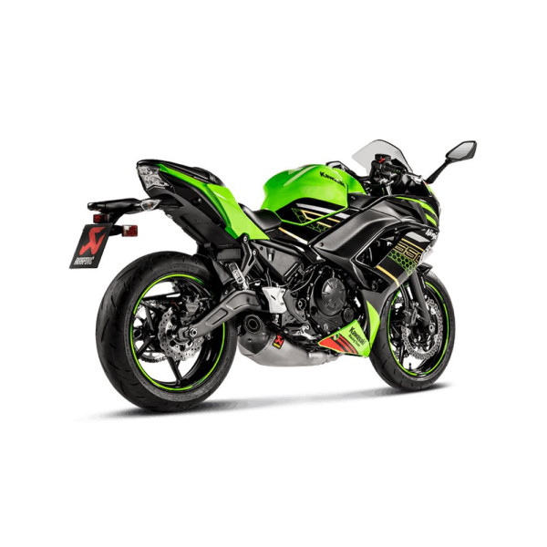 Повний вихлопний системи Racing Line Титан + Вуглець Akrapović для Kawasaki Ninja 650 / Z650 17-20