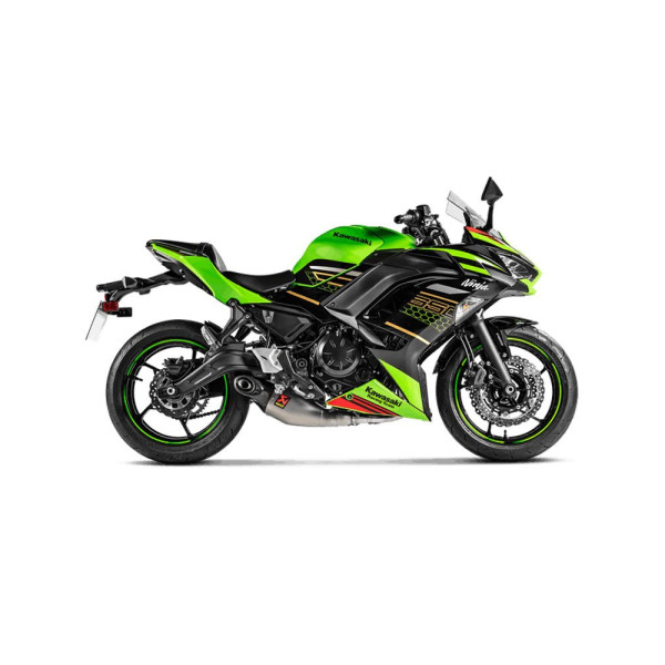 Повний вихлопний системи Racing Line Титан + Вуглець Akrapović для Kawasaki Ninja 650 / Z650 17-20