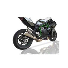 Глушник мотоцикловий IXIL X55SP Double Slashed Cone Xtrem Kawasaki H2 (15-20)