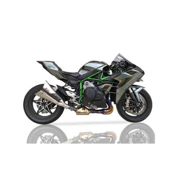 Глушник мотоцикловий IXIL X55SP Double Slashed Cone Xtrem Kawasaki H2 (15-20)