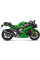 Глушник мотоцикловий Akrapović для Kawasaki Ninja H2 SX 18-20 Slip-On Line, Чорний Титан
