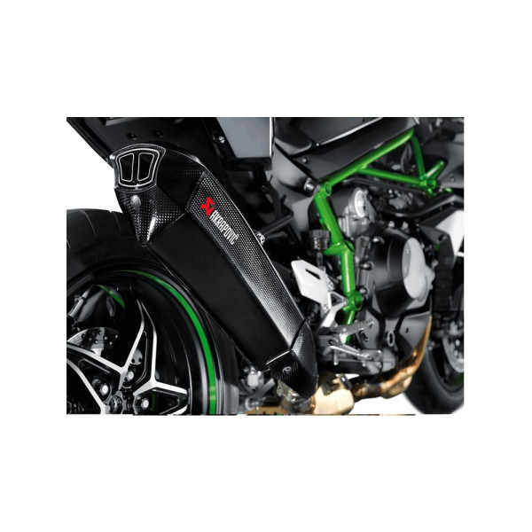 Глушник Akrapović Slip-On Line Kawasaki Ninja H2 (15-20) вуглецеве волокно