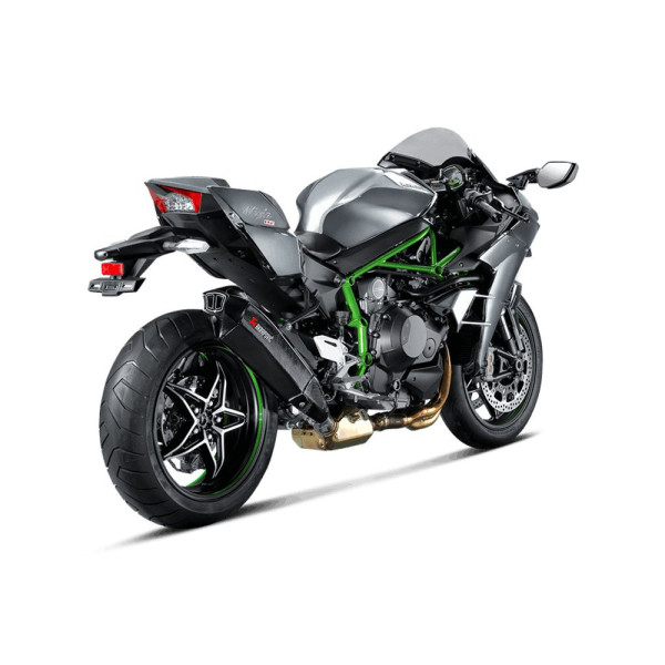 Глушник Akrapović Slip-On Line Kawasaki Ninja H2 (15-20) вуглецеве волокно