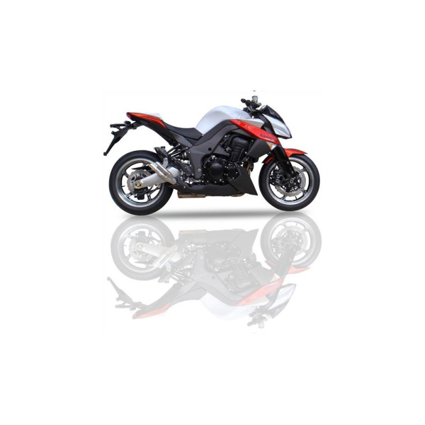Глушник IXIL DUAL HYPERLOW INOX L2X (SLIP ON, правий) - Kawasaki Z 1000 / Z 1000SX 10-20