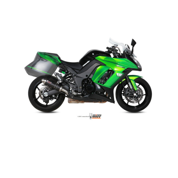 Випускні системи Slip-On Line (GP) MIVV для Kawasaki Z1000 SX / Ninja 1000 SX (14-19) карбон
