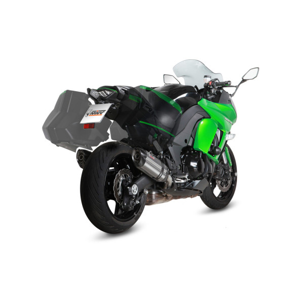 Вихлопні системи Slip-On Line (Suono) MIVV для Kawasaki Z1000 SX (14-19) сріблясті